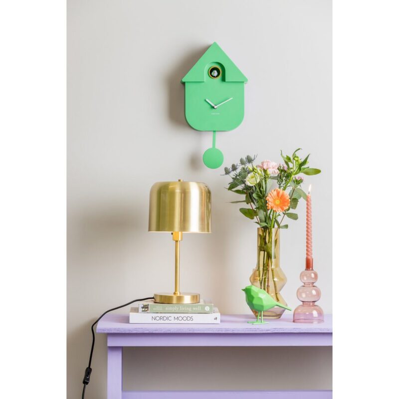 Wandklok Moderne Koekoek groen - Afbeelding 2
