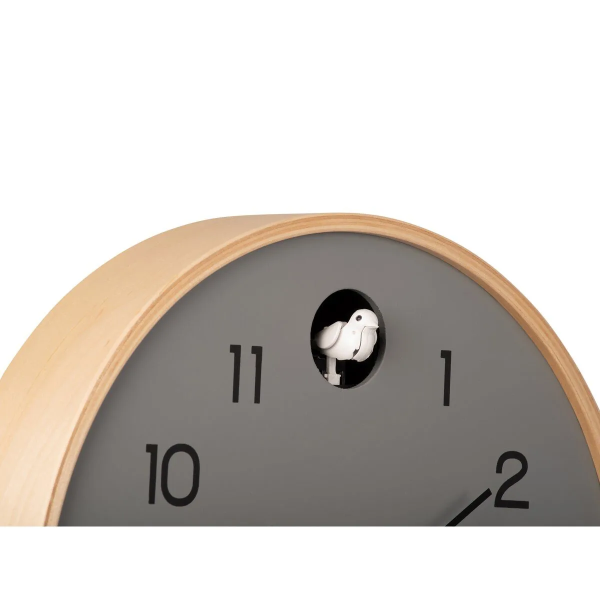 Wandklok Natuurlijke Koekoek grijs - Afbeelding 4