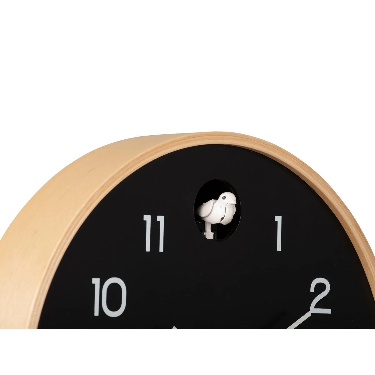 Wandklok Natuurlijke Koekoek zwart - Afbeelding 4