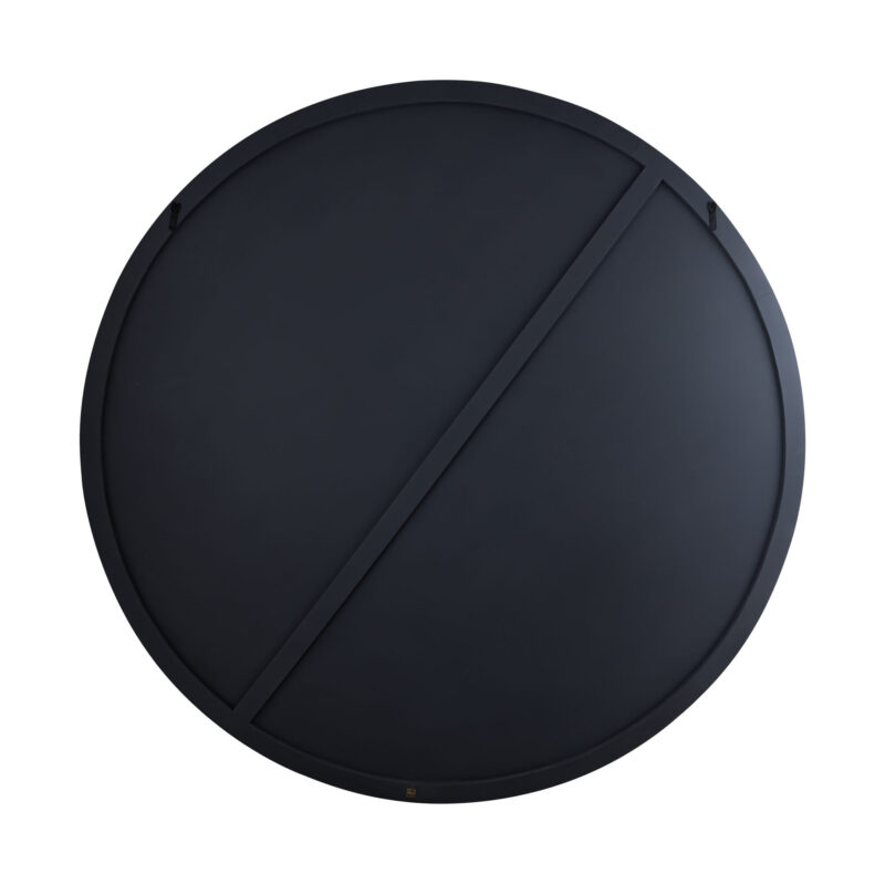 PTMD wandbord Wiktor Brown MDF round swirl carved L - Afbeelding 5