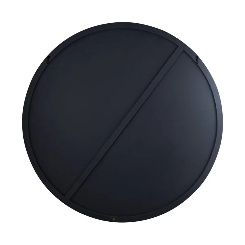 PTMD wandbord Wiktor Brown MDF round swirl carved M - Afbeelding 4