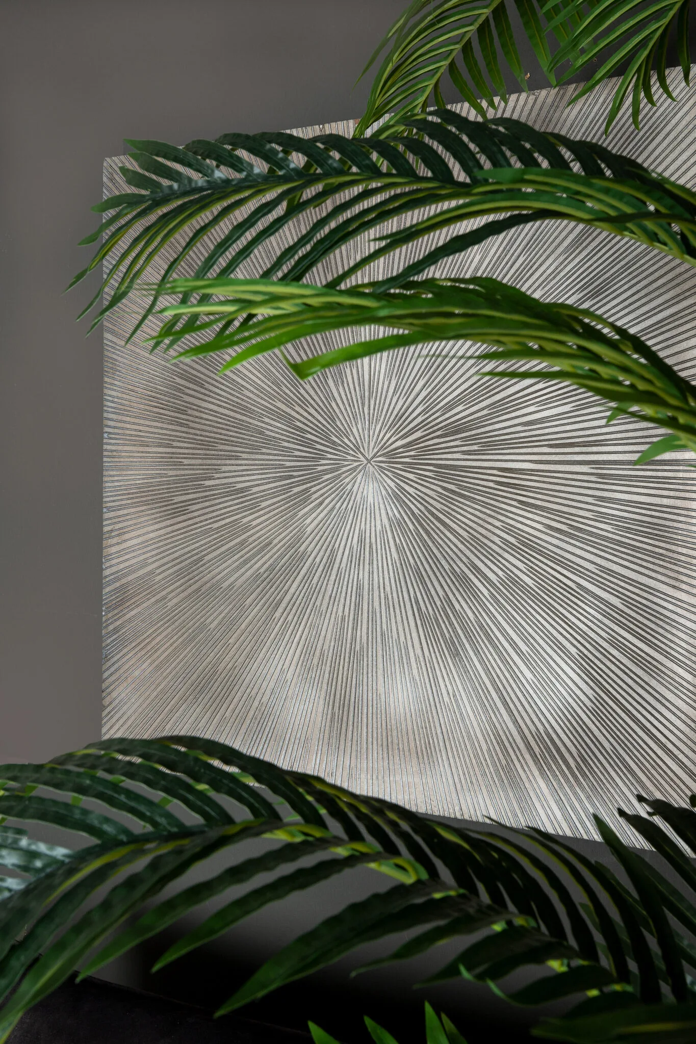 PTMD Wandbord Zapp white ribbed wallpanel square L - Afbeelding 3