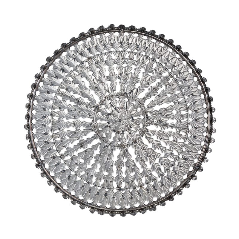 PTMD wandbord Xavery Copper round iron wall L - Afbeelding 4