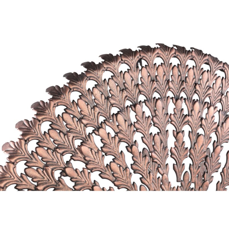 PTMD wandbord Xavery Copper round iron wall L - Afbeelding 3