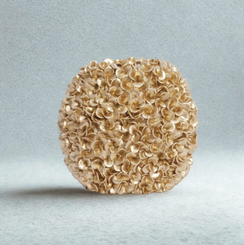 Vaas Phylia goud 31,5x17x28 cm