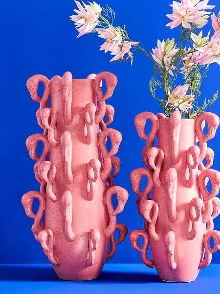 Vaas Roze Flamingo 22x22x39 cm