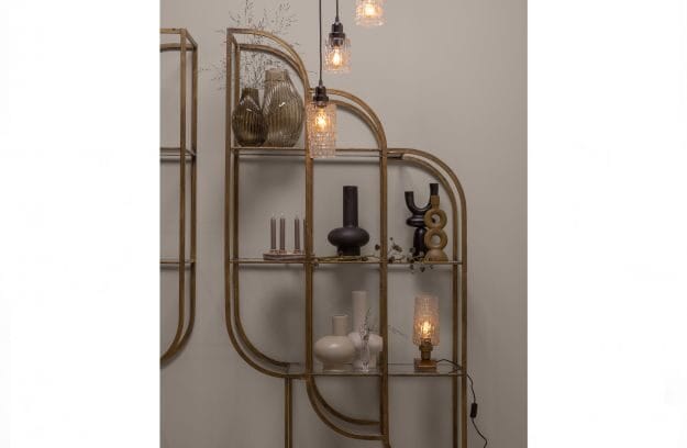 Toot vaas glas Sepia 35x21 cm - Afbeelding 4