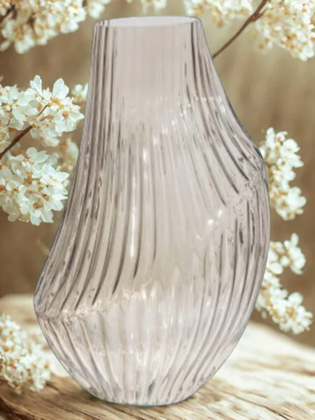 Toot vaas glas Sepia