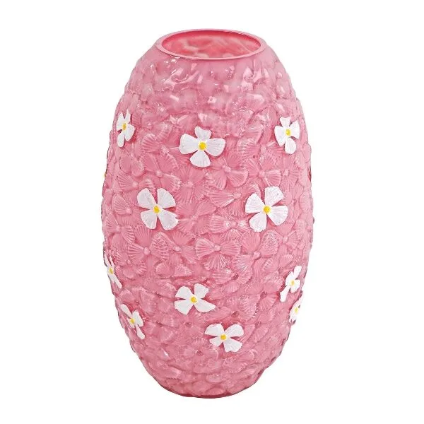 Vaas Roze margrieten 20x34 cm