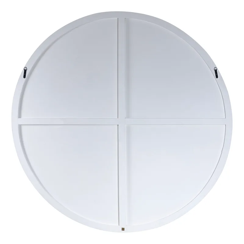 PTMD wandbord Wiktor White MDF round swirl carved L 180 cm - Afbeelding 3