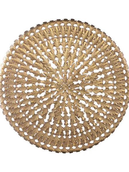 PTMD wandbord Xavery Bronze round iron wall S