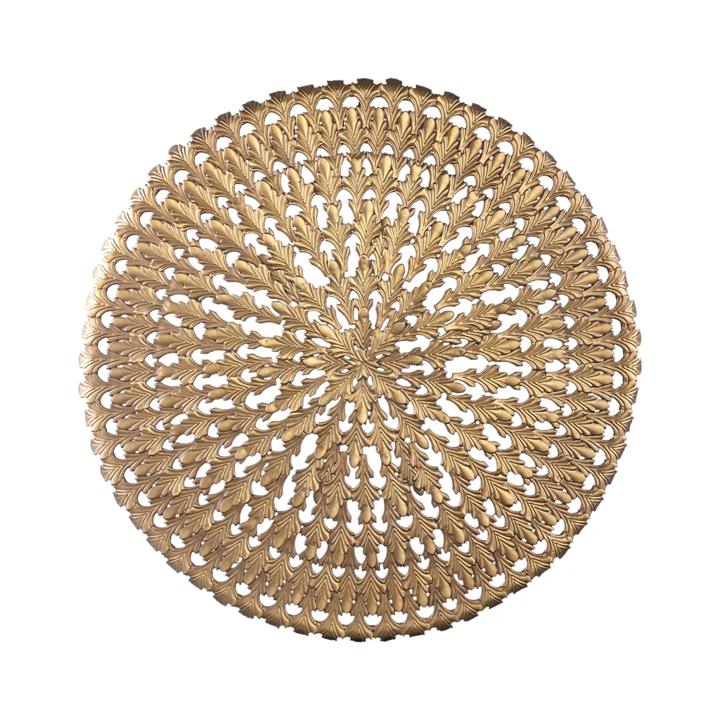 PTMD wandbord Xavery Bronze round iron wall S