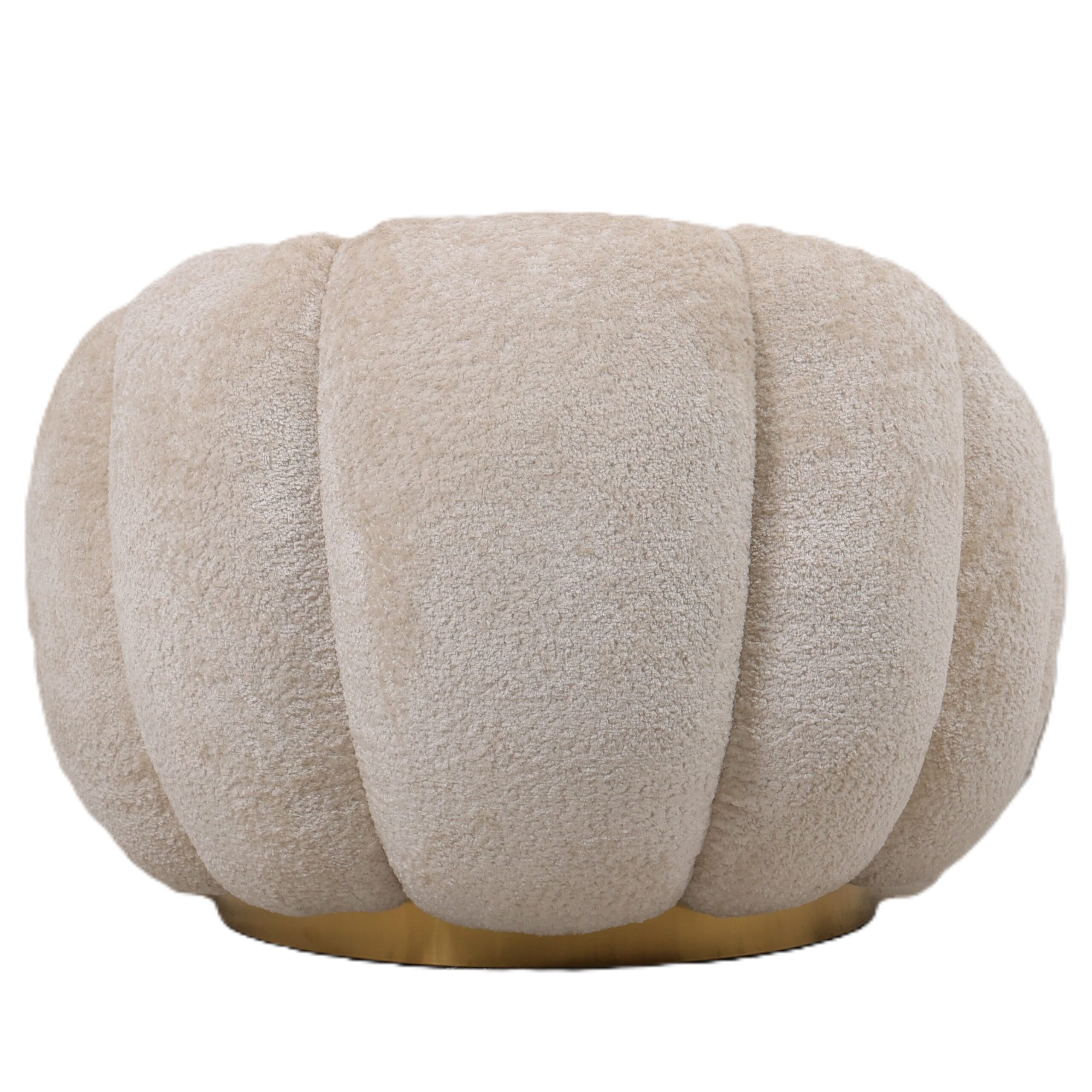 PTMD Fauteuil Daisy Cream Euphoria 2 gold base - Afbeelding 4