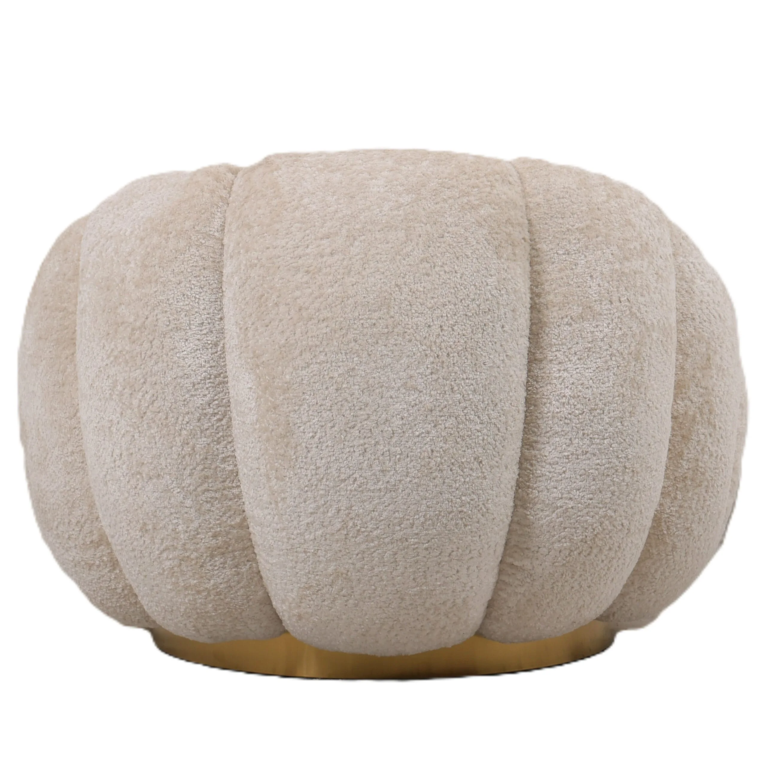 PTMD Fauteuil Daisy Cream Euphoria 2 gold base - Afbeelding 4