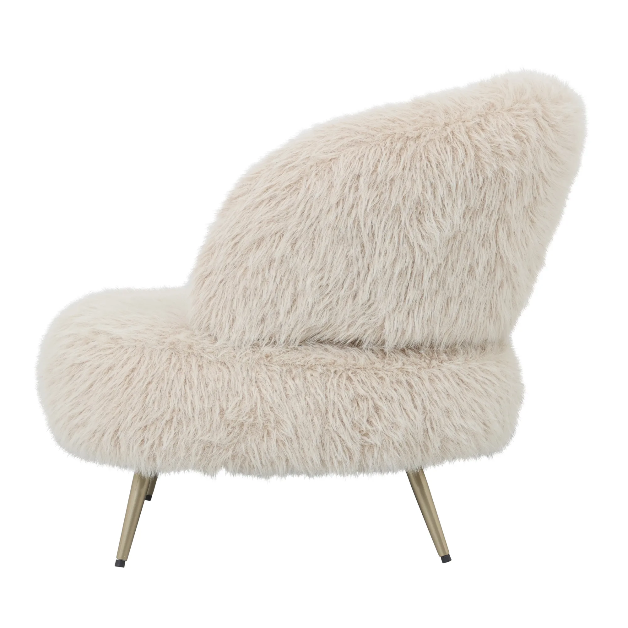 PTMD Fauteuil Franklyn Hair Beige - Afbeelding 4