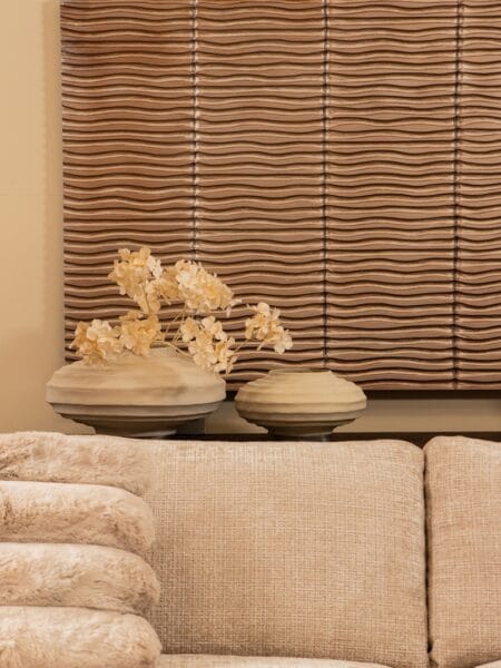 PTMD Seline Bronze MDF wavy stripe layer wall panel L 90x3,4x180 cm