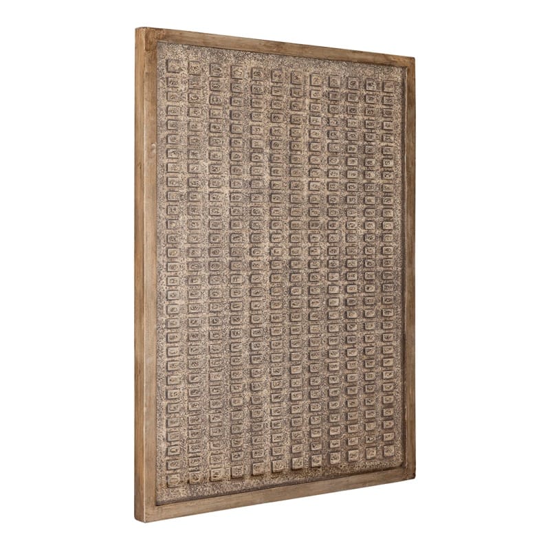 PTMD Sierre Bronze MDF framed wall panel with glass L 120x5x120 cm - Afbeelding 4