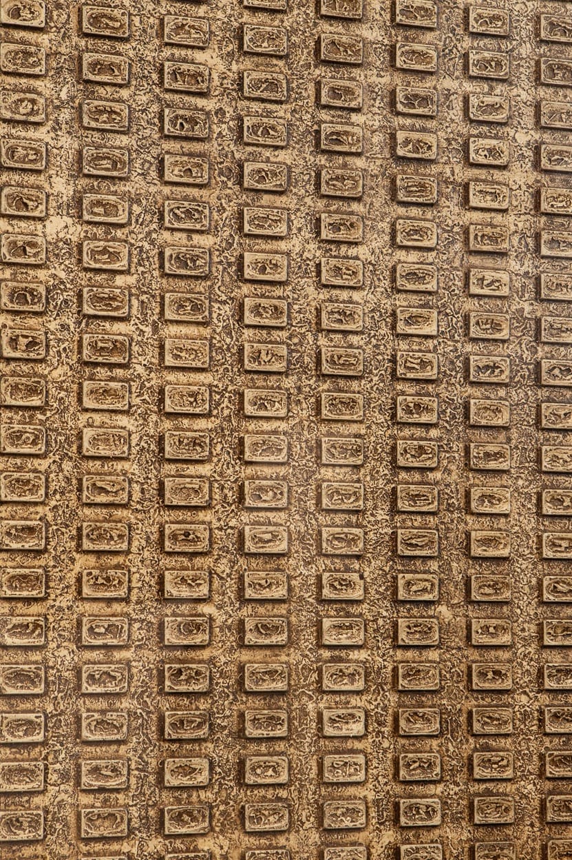 PTMD Sierre Bronze MDF framed wall panel with glass L 120x5x120 cm - Afbeelding 2