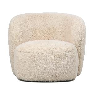 PTMD Fauteuil Aphrodite Beige Fur