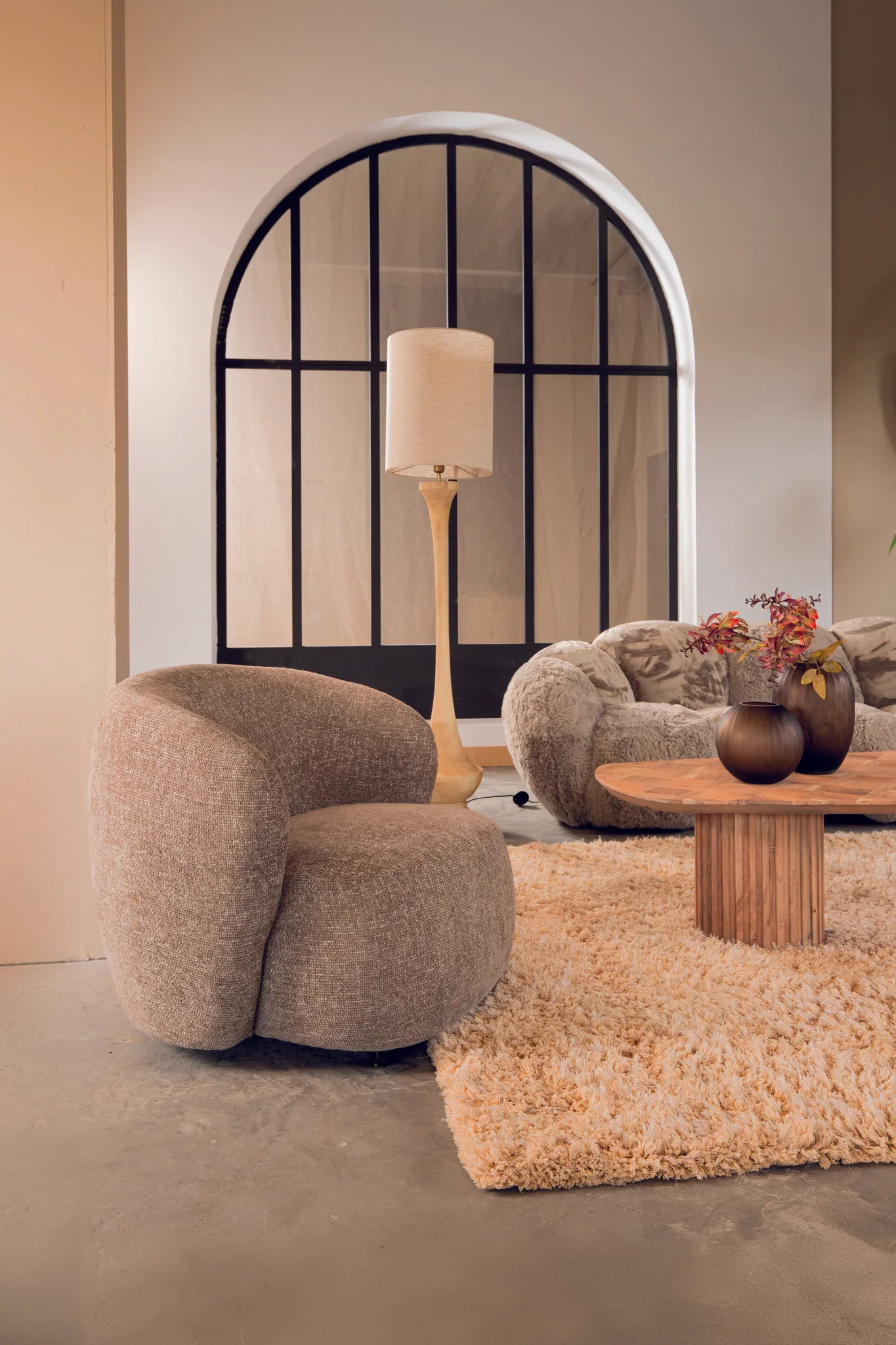 PTMD Fauteuil Aphrodite Legacy Taupe - Afbeelding 2