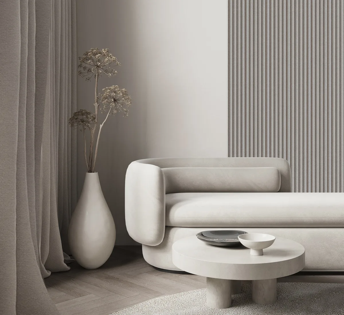 Lamelio kunststof wandpanelen Gresso Stone Grey