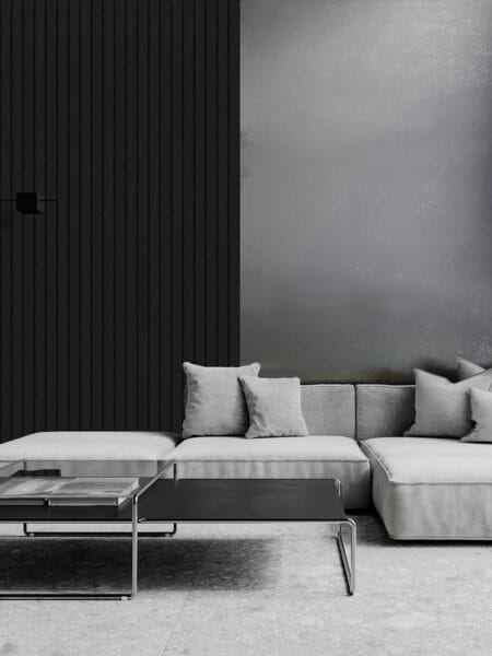 Lamelio kunststof wandpanelen Roca Onyx Black