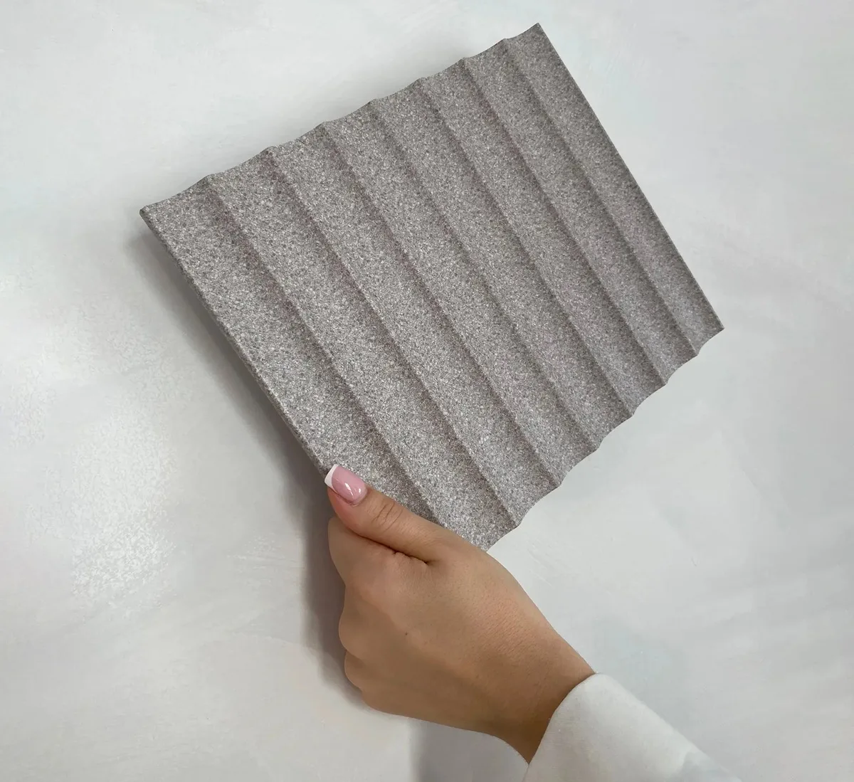 Lamelio kunststof wandpanelen Gresso Stone Grey 270x25 cm - Afbeelding 3