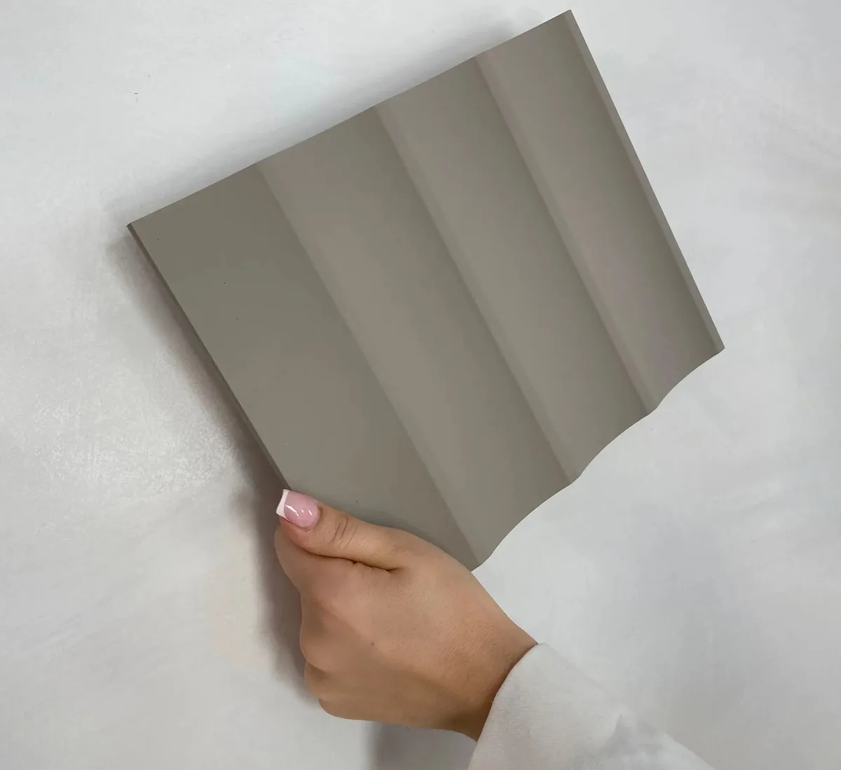 Lamelio kunststof wandpanelen Velutto Dessert Beige 270x25 cm - Afbeelding 3