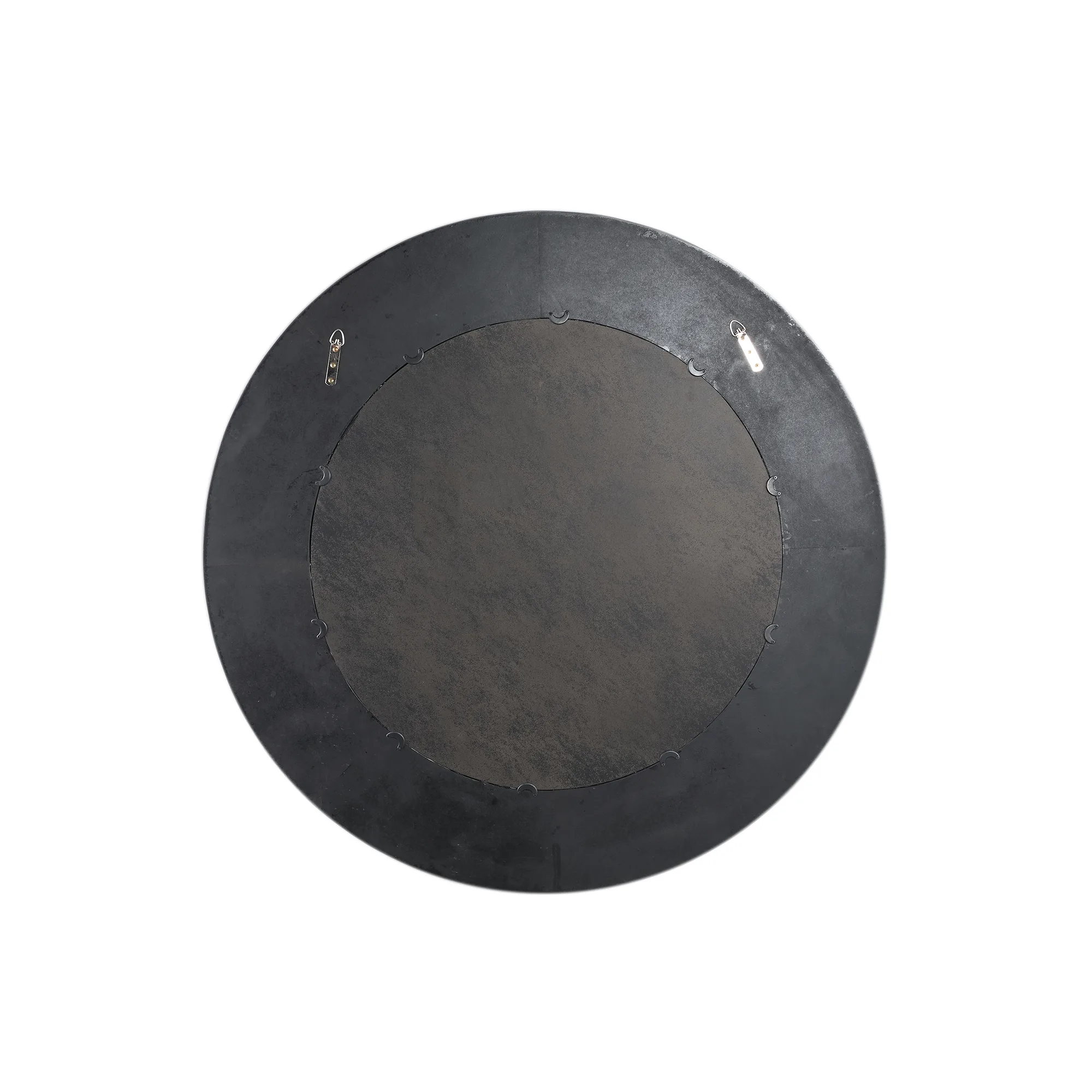 PTMD Gezzy Brown wooden veneer mirror rond 110 cm - Afbeelding 5