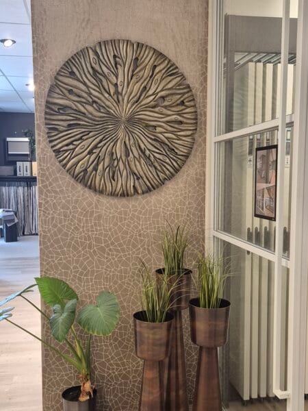 PTMD Bonte Cream MDF Wall Panel S 90 cm