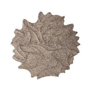 PTMD wandbord Ceanna Brown MDF wall panel wavy round S