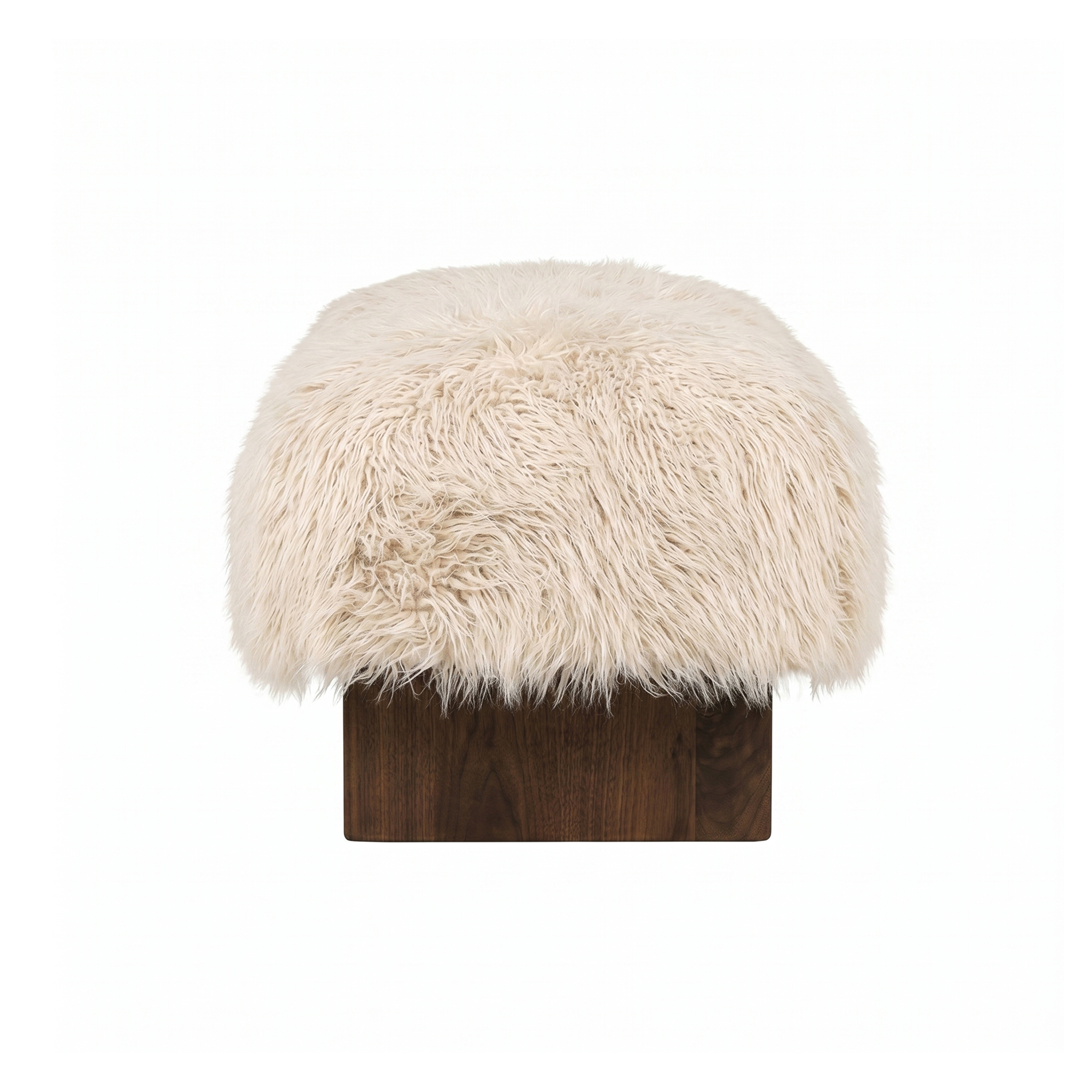 PTMD Hair Beige Fabric Bench small - Afbeelding 3