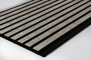 Akoestisch wandpaneel Velours Beige 280x50 cm