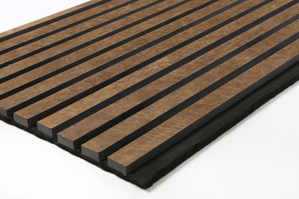 Akoestisch wandpaneel Leer Siena 280x50 cm - Afbeelding 3