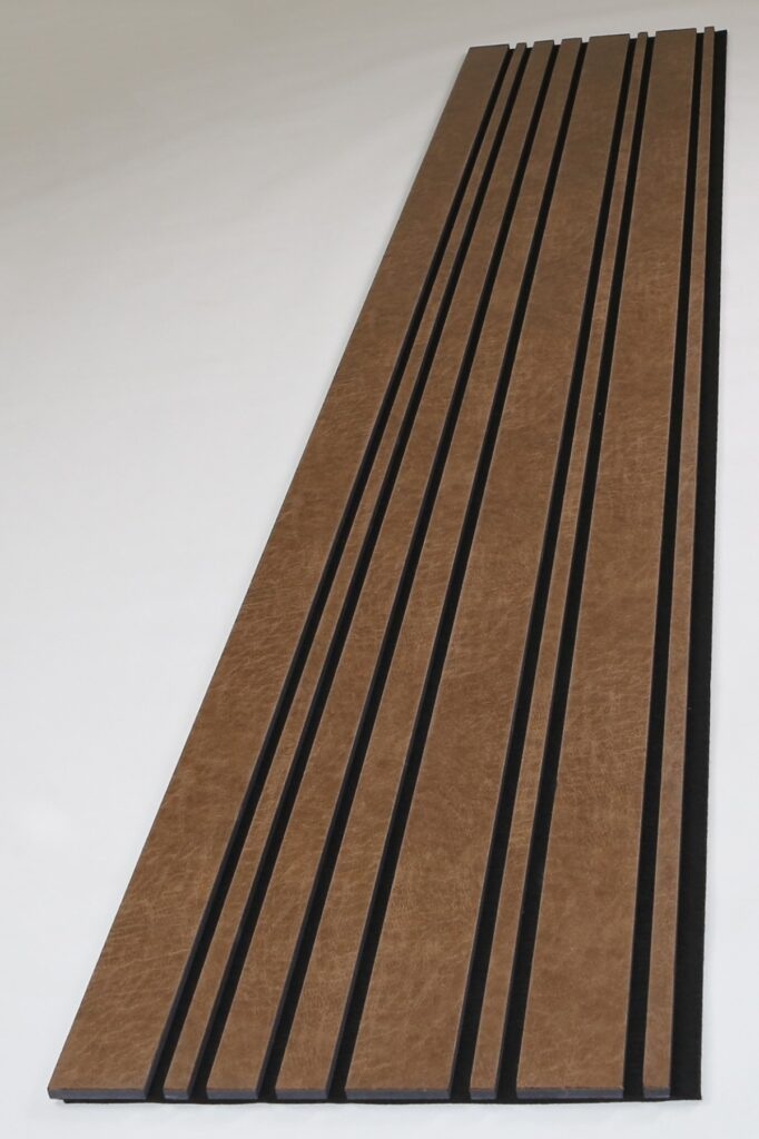 Akoestisch wandpaneel Vario Leer Siena 280x50 cm - Afbeelding 3
