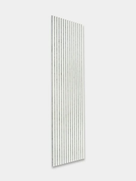 Akupaneel Wit met grijs vilt 240x60 cm