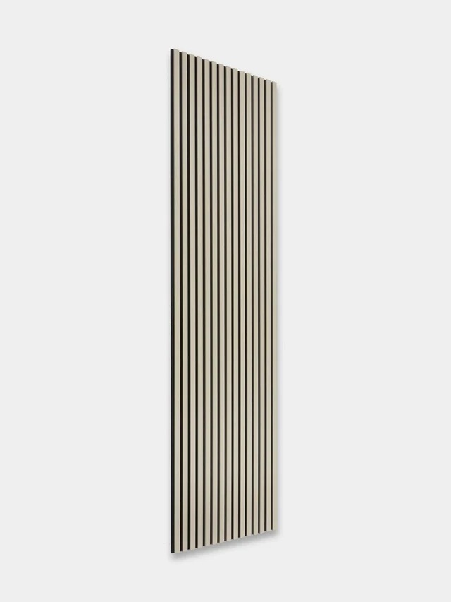Akupaneel Steen met zwart vilt 240x60 cm