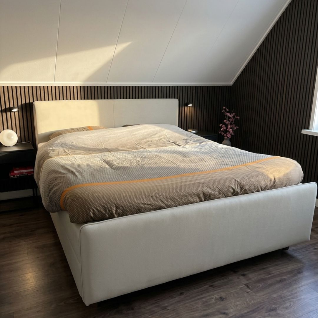 Akoestisch Wandpaneel Eiken Gerookt 260x60 cm - Afbeelding 2