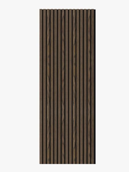 Akoestisch Wandpaneel Walnoot gerookt 260x60 cm