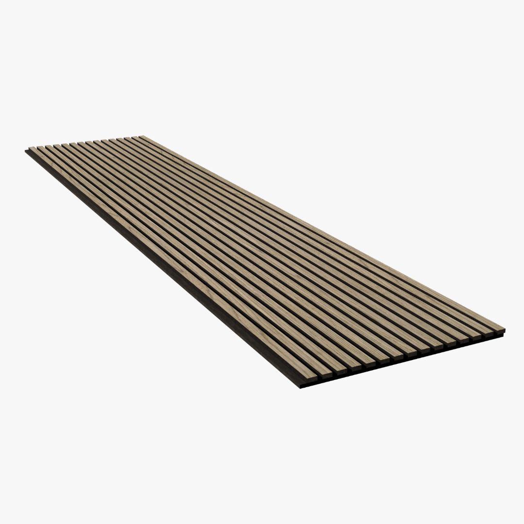 Akoestisch Wandpaneel Walnoot 260x60 cm - Afbeelding 3