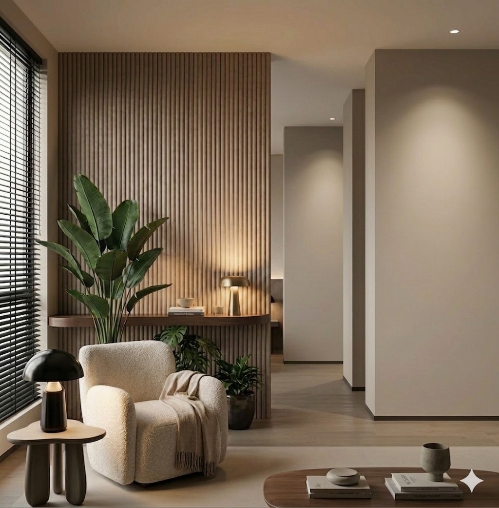 Akoestisch Suède Wandpaneel Taupe 280x66 cm