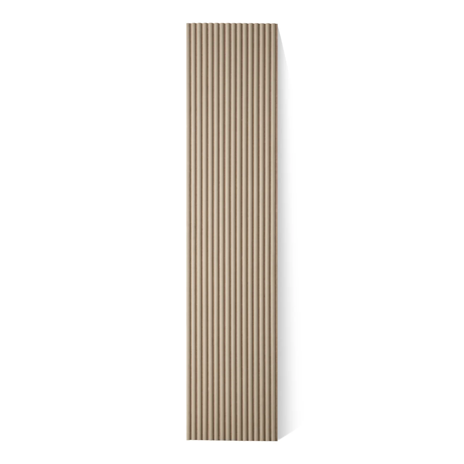 Akoestisch Suède Wandpaneel Taupe 280x66 cm - Afbeelding 3